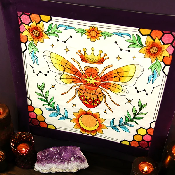 A Celestial Queen Bee Wall Hanging Design Pack - Image 12