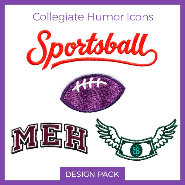 A Collegiate Humor Icons Design Pack - Image 3