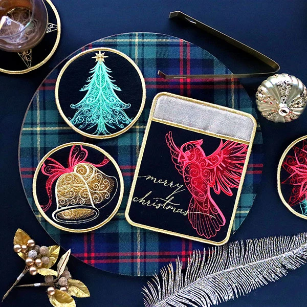 A Festive Flair Christmas Kitchen Set (In-the-Hoop) Design Pack - Image 5