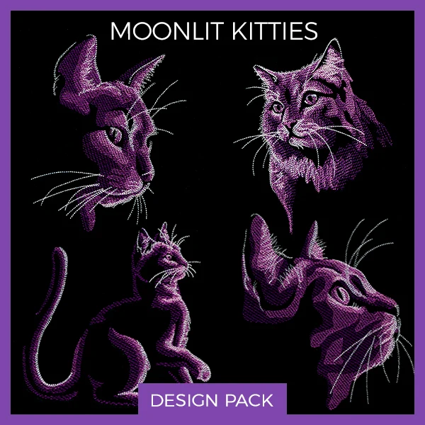 A Moonlit Kitties Design Pack - Image 13