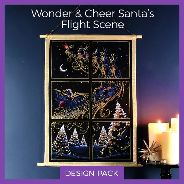 A Wonder & Cheer Santa's Flight Scene (Design Pack) - Image 13