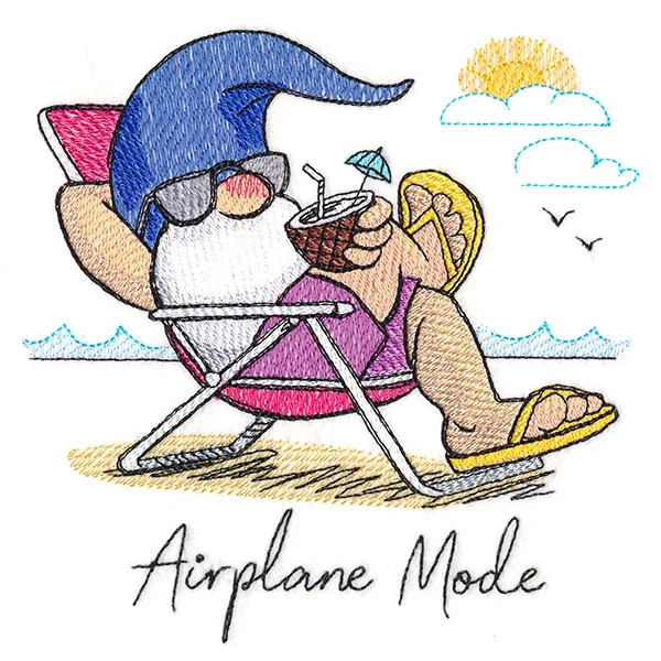 Airplane Mode Vacationing Gnome - Image 5