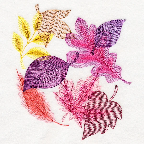 Autumn Leaves Collage - Image 2