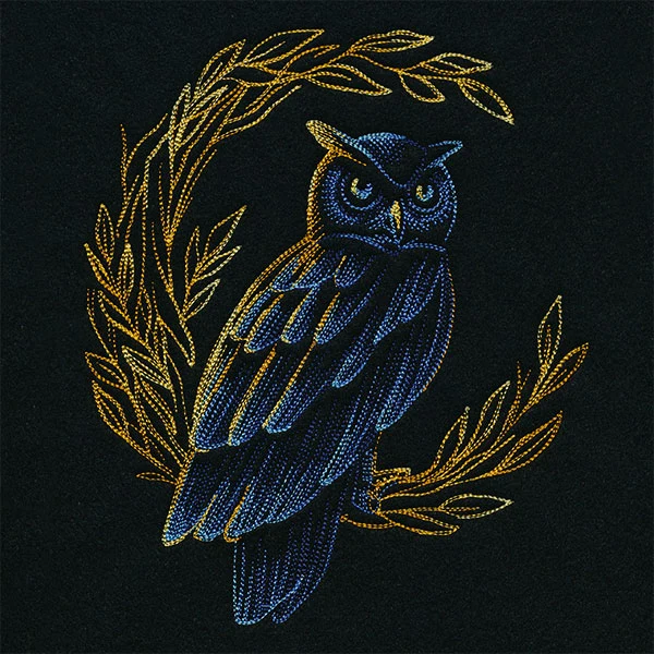 Autumn Lit Owl - Image 2
