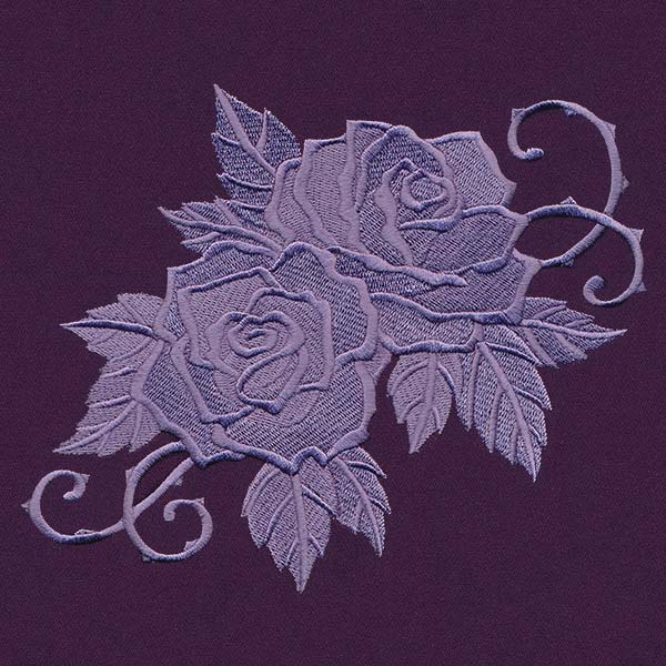 Baroque Roses - Angled Flourish - Image 3