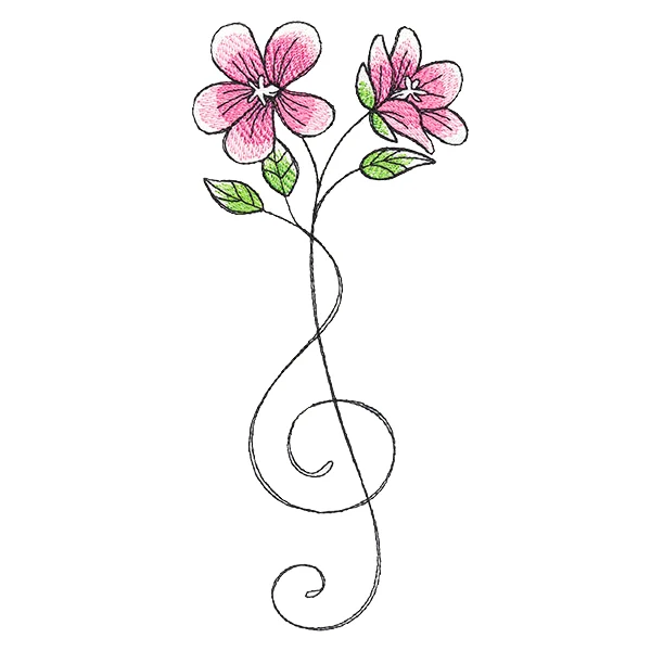 Blooming Treble Clef - Image 3