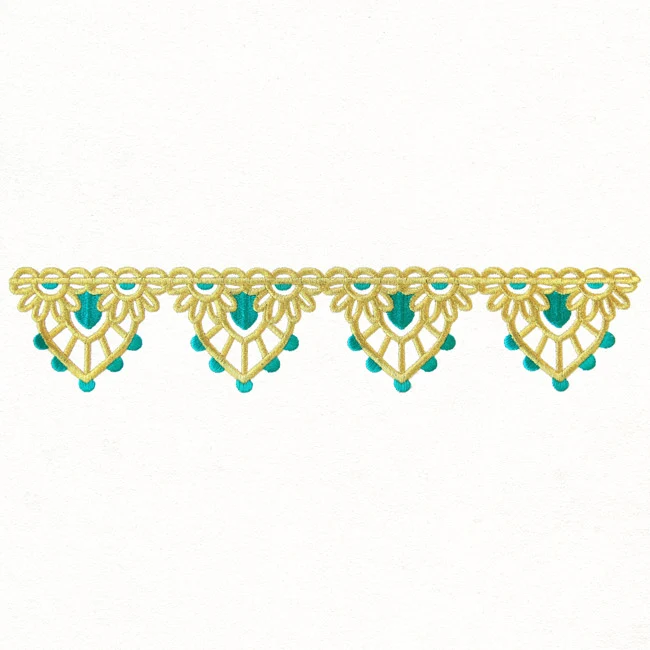 Bohemian Gold - Scalloped Border - Image 6