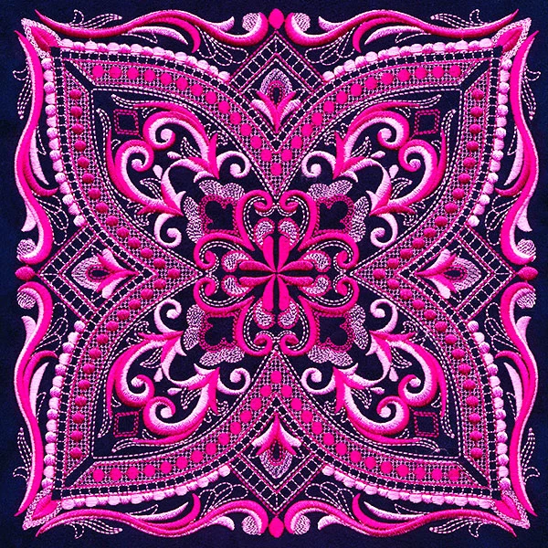 Bohemian Kaleidoscope Square