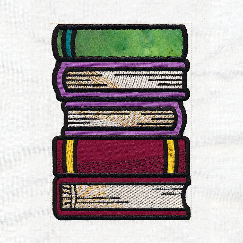 Book Stack Buddies (Applique) - Books 1 - Image 5