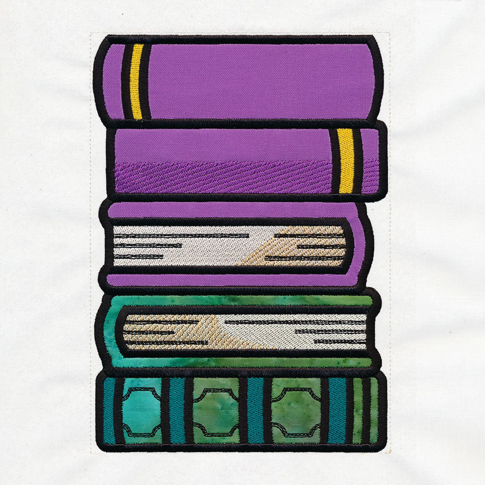 Book Stack Buddies (Applique) - Books 2 - Image 4
