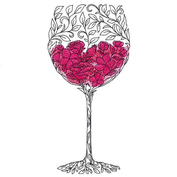 Bouquet of Flavor Wine Glass - Image 3