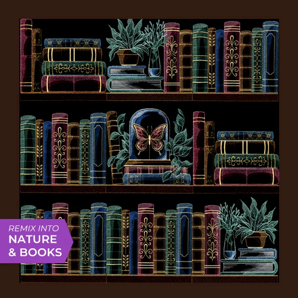 Build a Bookshelf Scene – 7 Book Row - Image 2