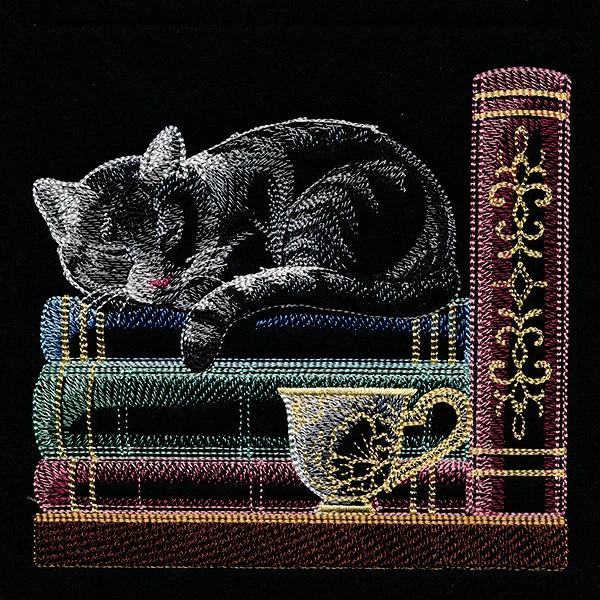 Build a Bookshelf Scene – Cat and Teacup - Image 5