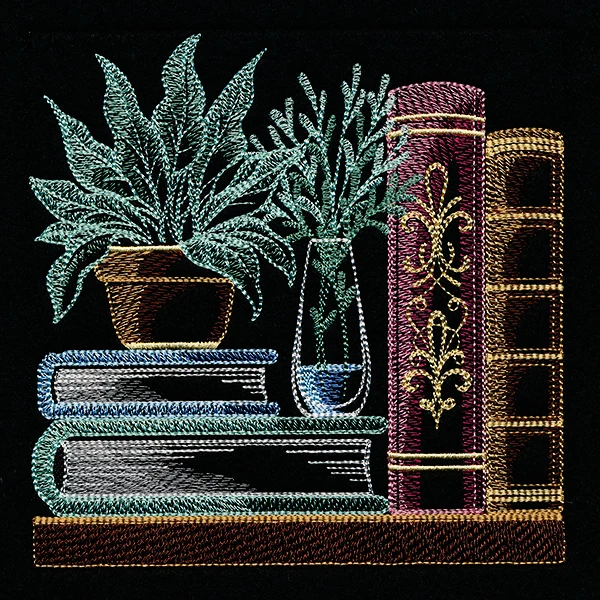 Build a Bookshelf Scene – Plants and Books - Image 5