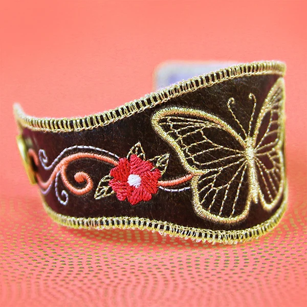 Butterfly Dreams Cuff (In-the-Hoop) - Image 4