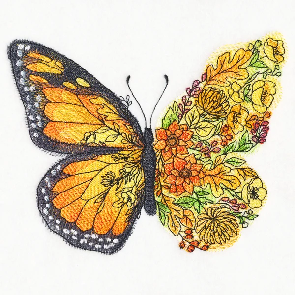 Butterfly in Flowers - Image 2