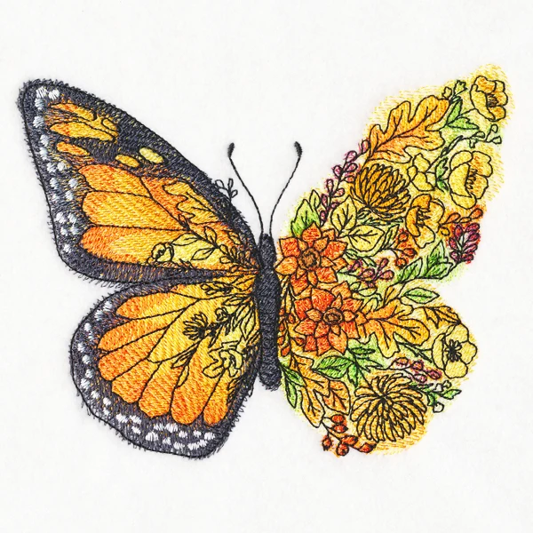 Butterfly in Flowers - Image 3