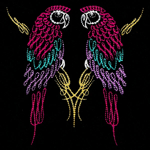 Calligraphic Parrots - Image 4