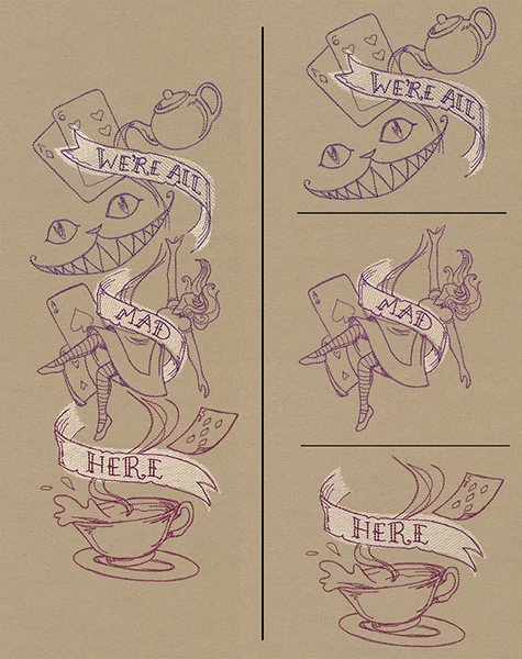 Candlelight Tales - Alice in Wonderland (Split) - Image 4
