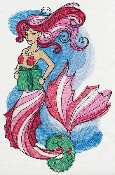 Candy Cane Mermaid - Image 6