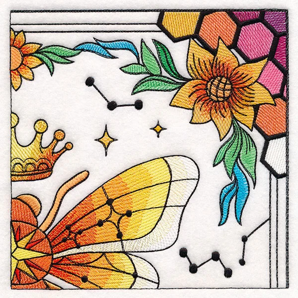 Celestial Queen Bee Wall Hanging - Top Right - Image 17