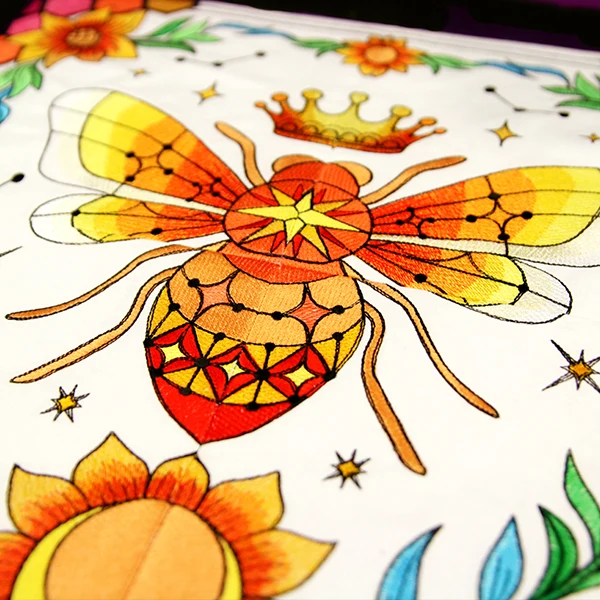 Celestial Queen Bee Wall Hanging - Top Right - Image 7