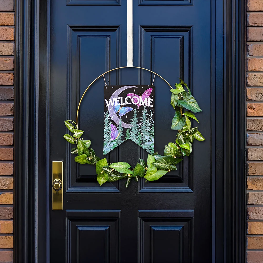 Celestial Welcome Garden Flag Set - Image 4