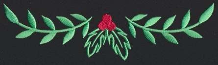 Chalkboard Christmas - Holly Border 2 - Image 6