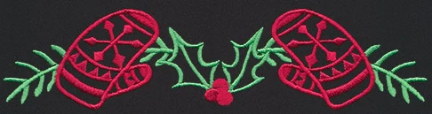 Chalkboard Christmas - Mitten Border - Image 3