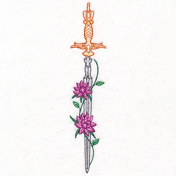 Chivalry & Valor Floral Sword - Image 4