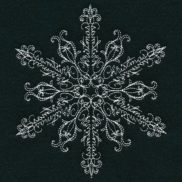 Christmas Script Snowflake - Image 16