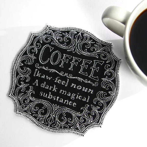 Coffee Coaster (In-the-Hoop) - Image 6
