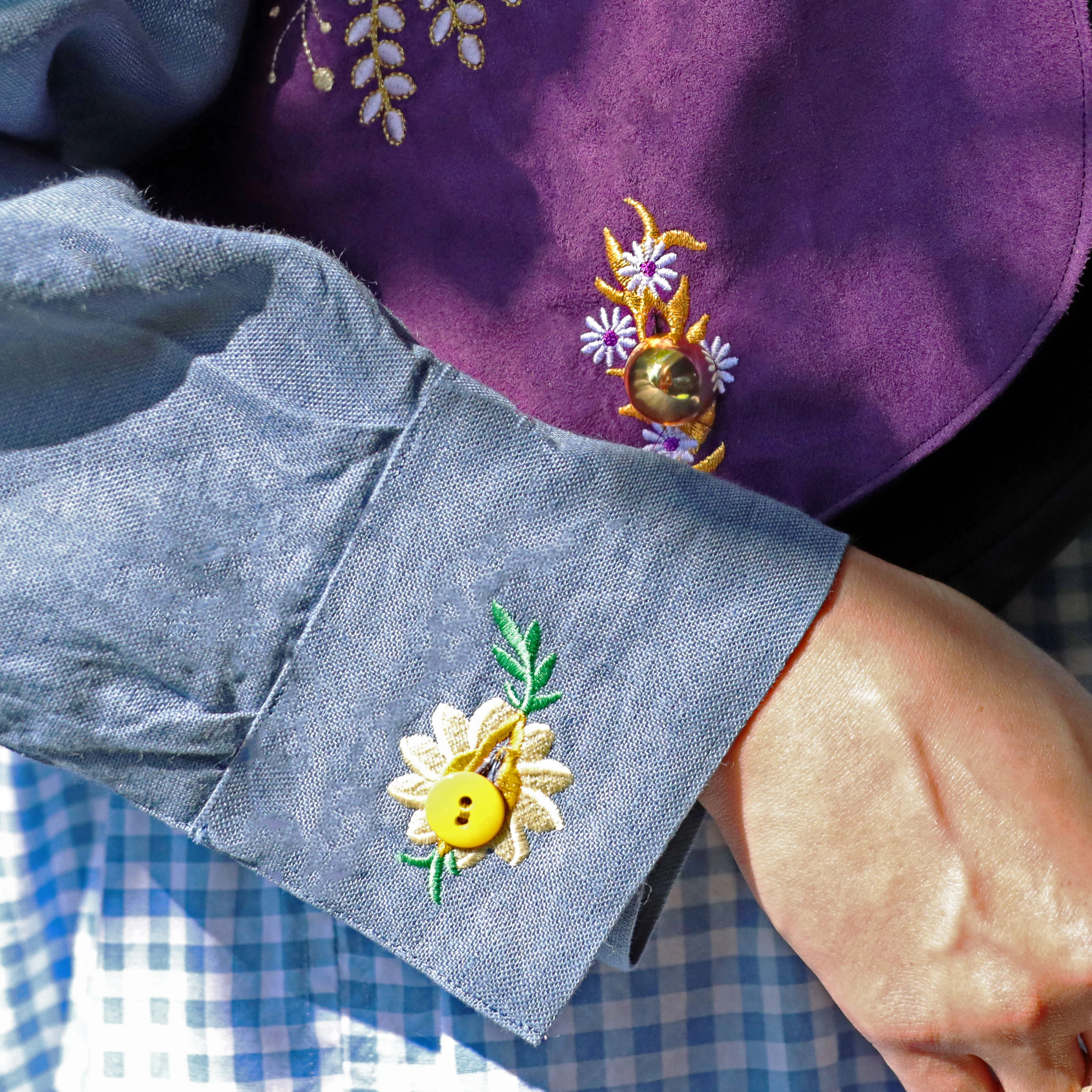 Cottage Garden Buttonhole - Daisy 1 - Image 9