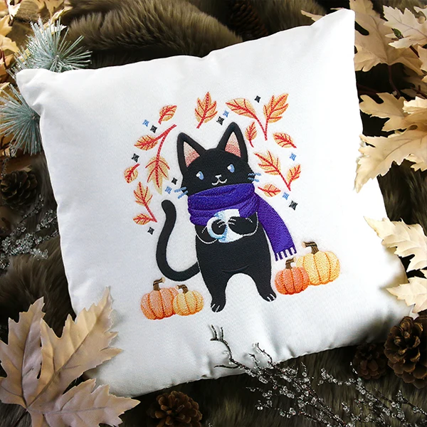 Cozy Autumn Kitty - Image 3