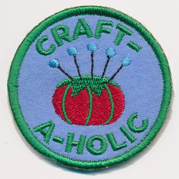 Crafty Merit Badges - Craftaholic (Patch) - Image 2