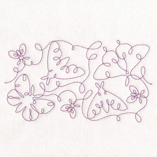 Crafty Quilters - Butterflies and Moths (Edge-to-Edge Quilting) - Image 3