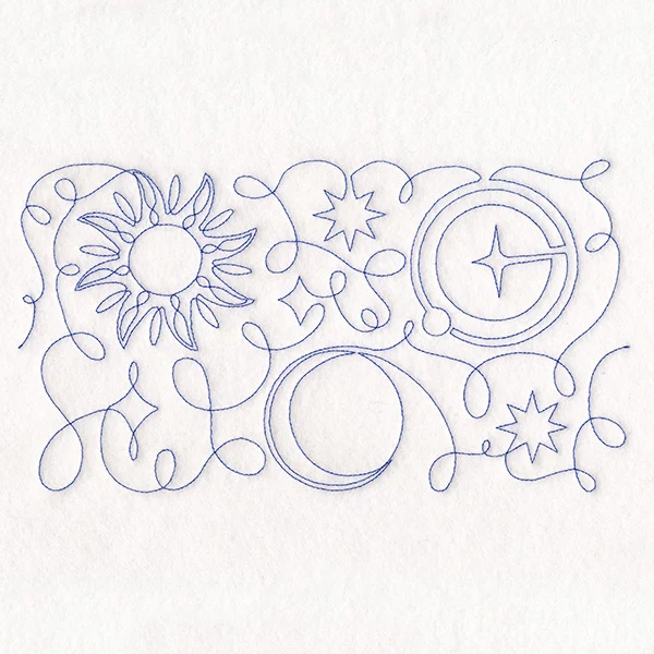 Crafty Quilters - Moon and Stars (Edge-to-Edge Quilting) - Image 13