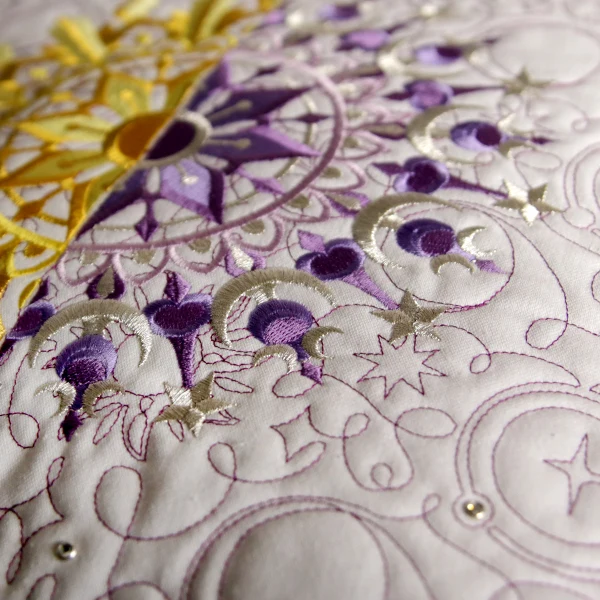 Crafty Quilters - Moon and Stars (Edge-to-Edge Quilting) - Image 3