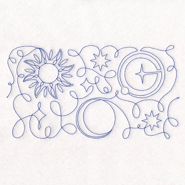 Crafty Quilters - Moon and Stars (Edge-to-Edge Quilting) - Image 7