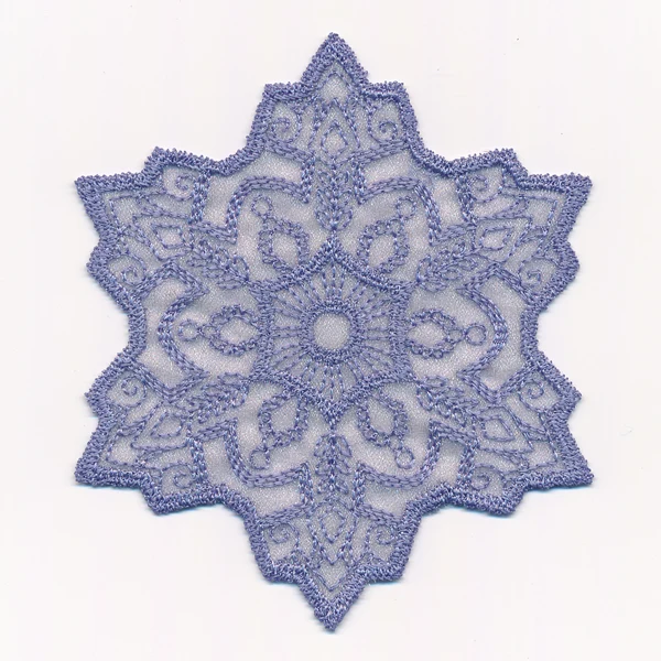 Crystal Snowflake 2 (Freestanding Organza) - Image 3