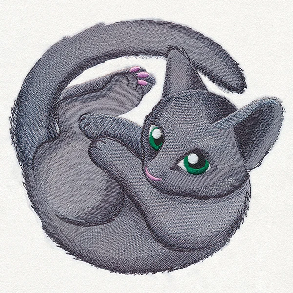 Curled Up Kitty - Image 4