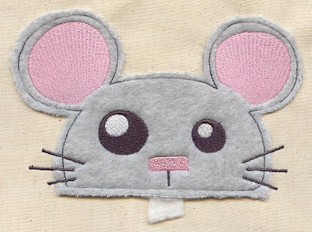 Cutting Edge Mouse (Applique) - Image 3