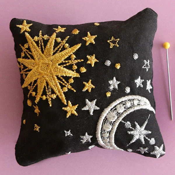 Day to Night Pillow Pincushion (In-the-Hoop) - Image 6