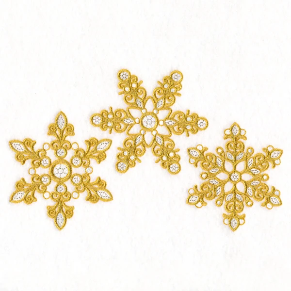 Dazzling Diamond Snowflake Trio - Image 3