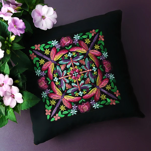 Dragonfly Kaleidoscope Square - Image 6