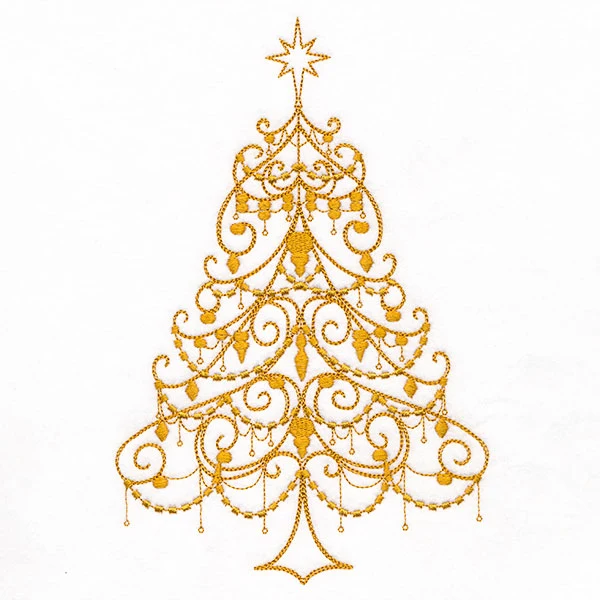 Draped in Splendor Christmas Tree - Image 2
