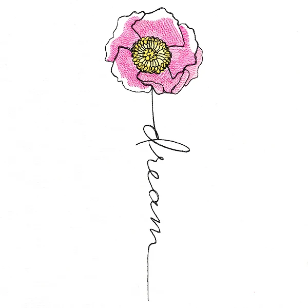 Dream Wild Rose in Bloom