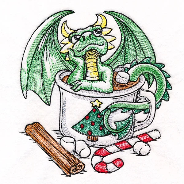 Dreaming Hot Cocoa Dragon - Image 3