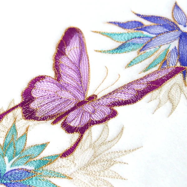 Elegant Butterfly and Blooms - Image 4