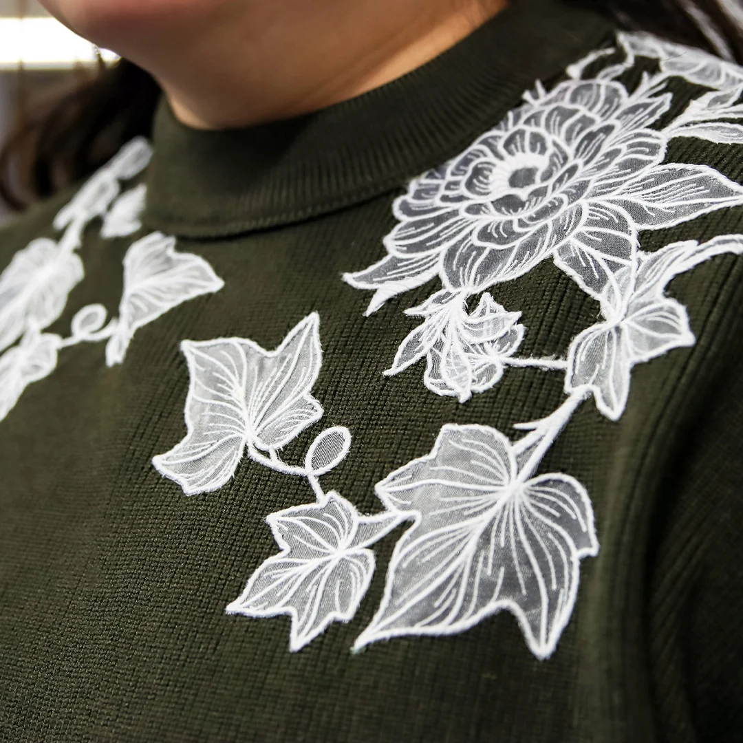 Embellish Me with Flowers - English Ivy (Freestanding Organza) - Image 8